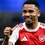 Inter Milan 1-3 Arsenal: Gabriel Jesus enjoys a two-goal advantage for Arsenal