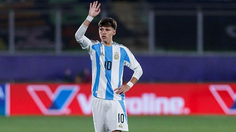 Alvaro Montaro plays for Argentina in the recent U-20 World Cup