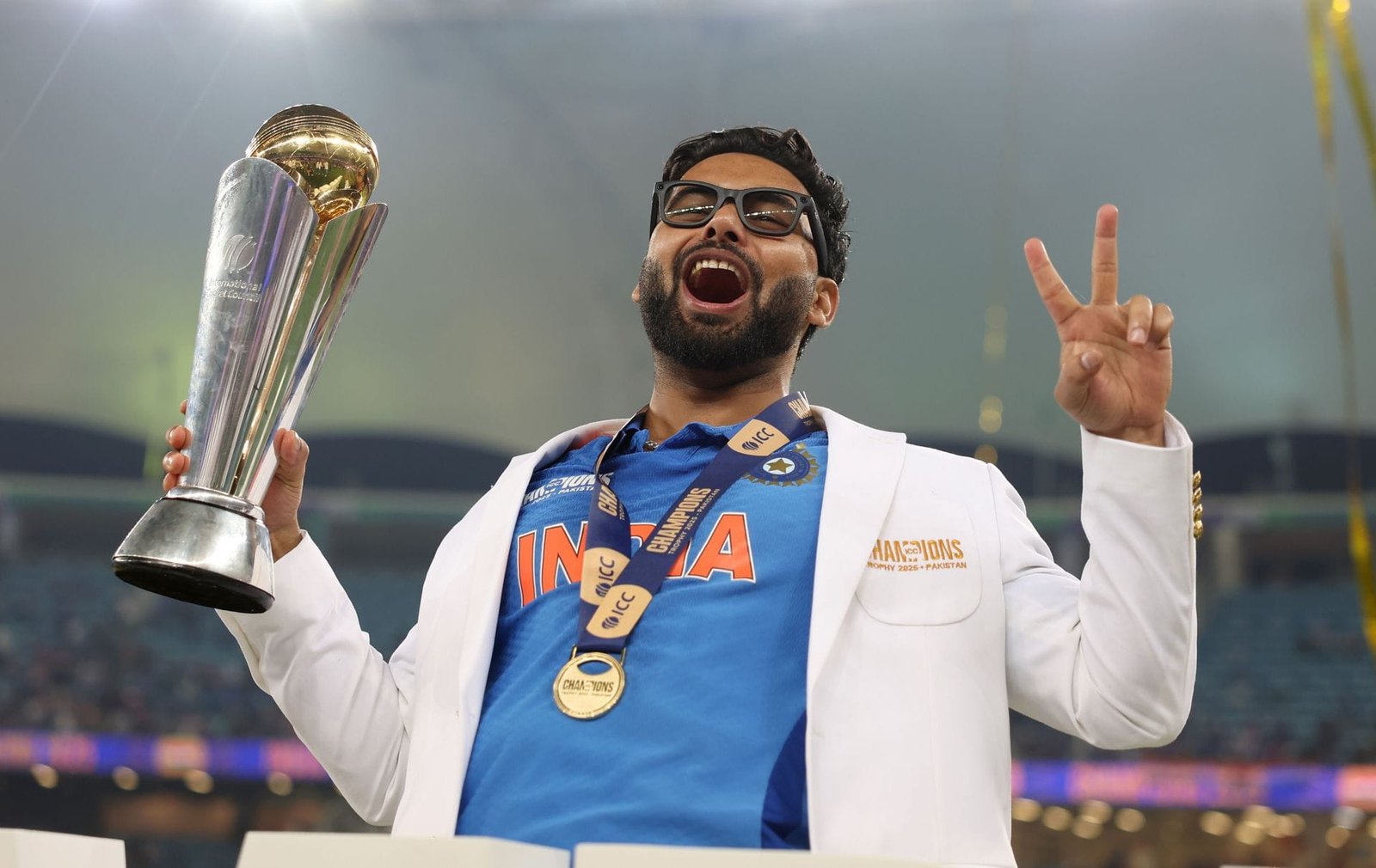 Rishabh Pant was part of the 2025 India Champions Trophy squad. (Credits: Getty)