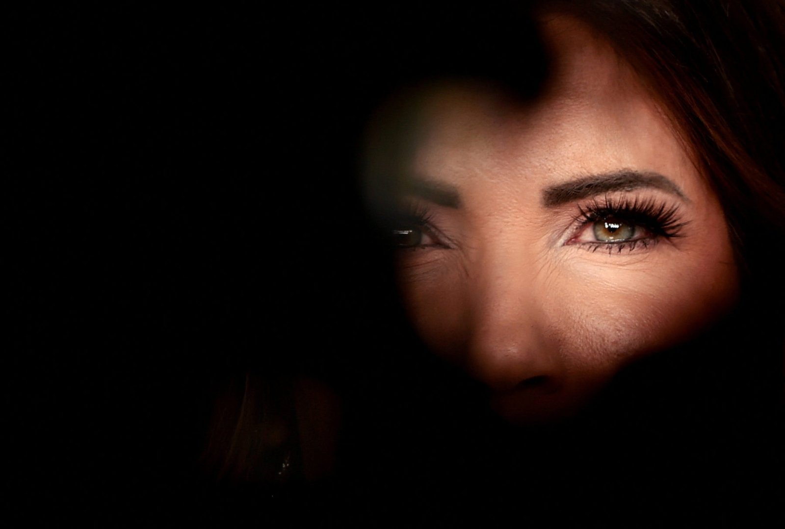 US Secretary of Homeland Security Kristi Noem speaks to the media outside the White House