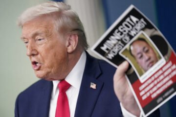 Fact checking Trump’s marathon press conference a year into his second term