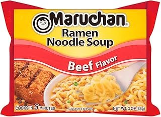 Maruchan Ramen Noodle Soup, Beef, 3 oz