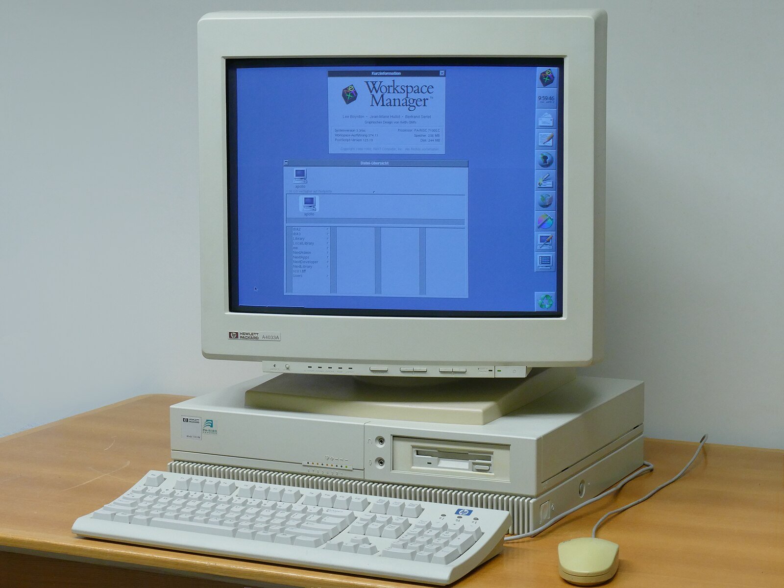 HP 715/64 running NeXTSTEP