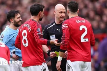 VAR: Howard Webb supports officials over decision not to give Diogo Dalot a red card