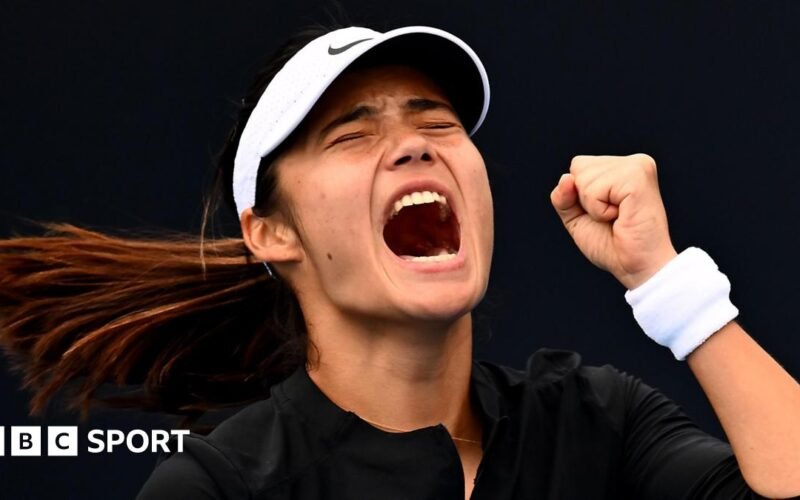 Emma Raducano scores her first win of the season at the Hobart International