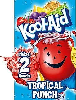 Kool-Aid Unsweetened Tropical Punch Powdered Drink Mix, 0.16 oz. Packet