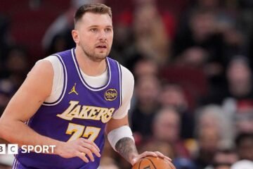 NBA: Luka Doncic scores a stunning goal to lead the Los Angeles Lakers to victory over the Chicago Bulls