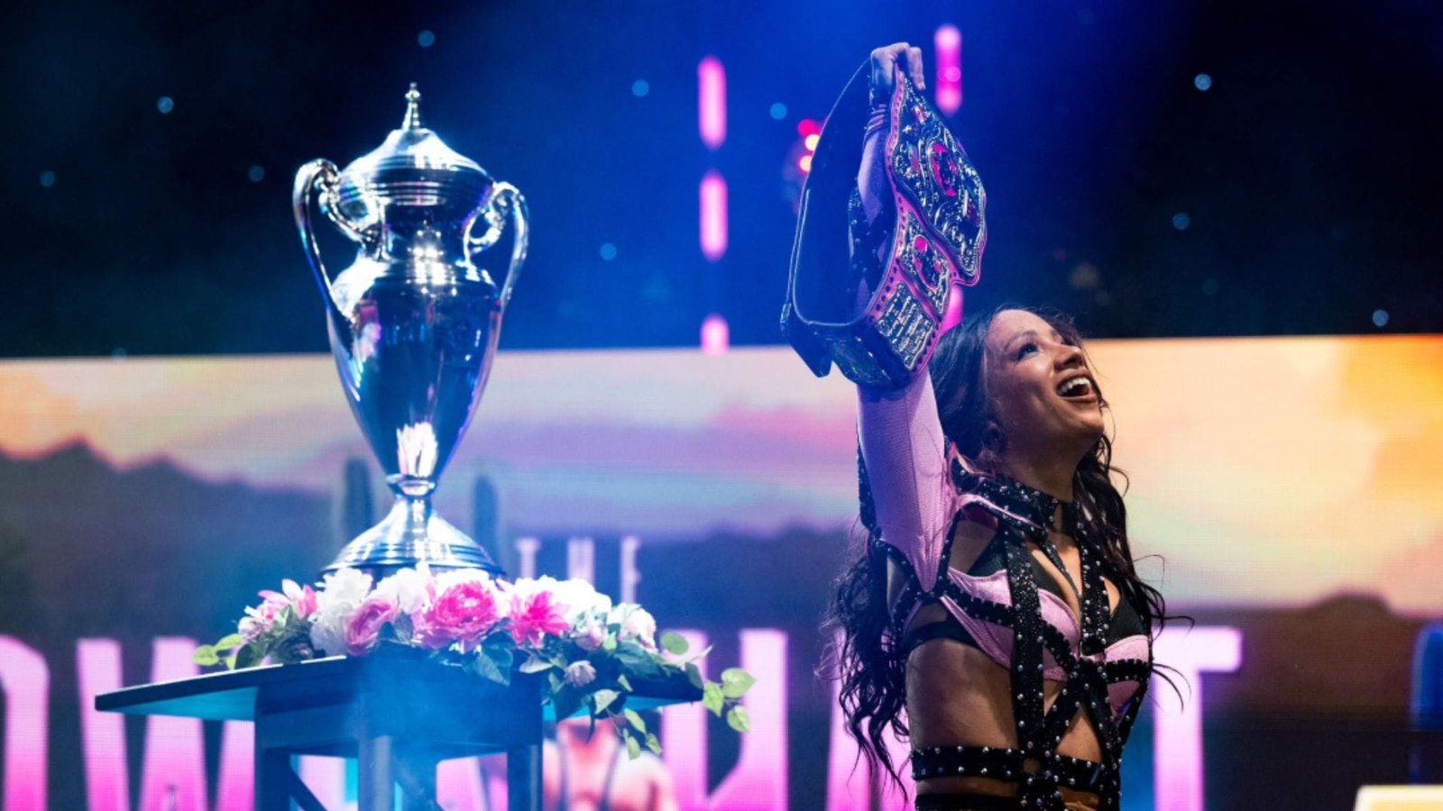 2025 Owen Hart Trophy Winner, Mercedes Moon [Source: @MercedesVarnado on X]