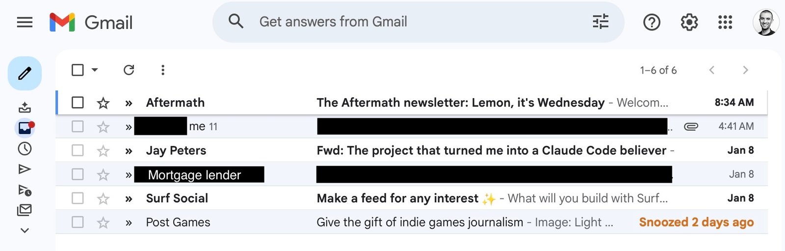 Screenshot of Jay Peters