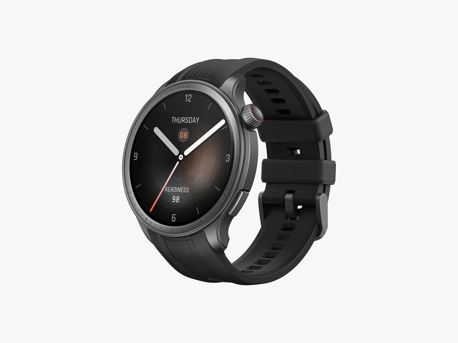 Amazfit Balance 46mm watch with black strap