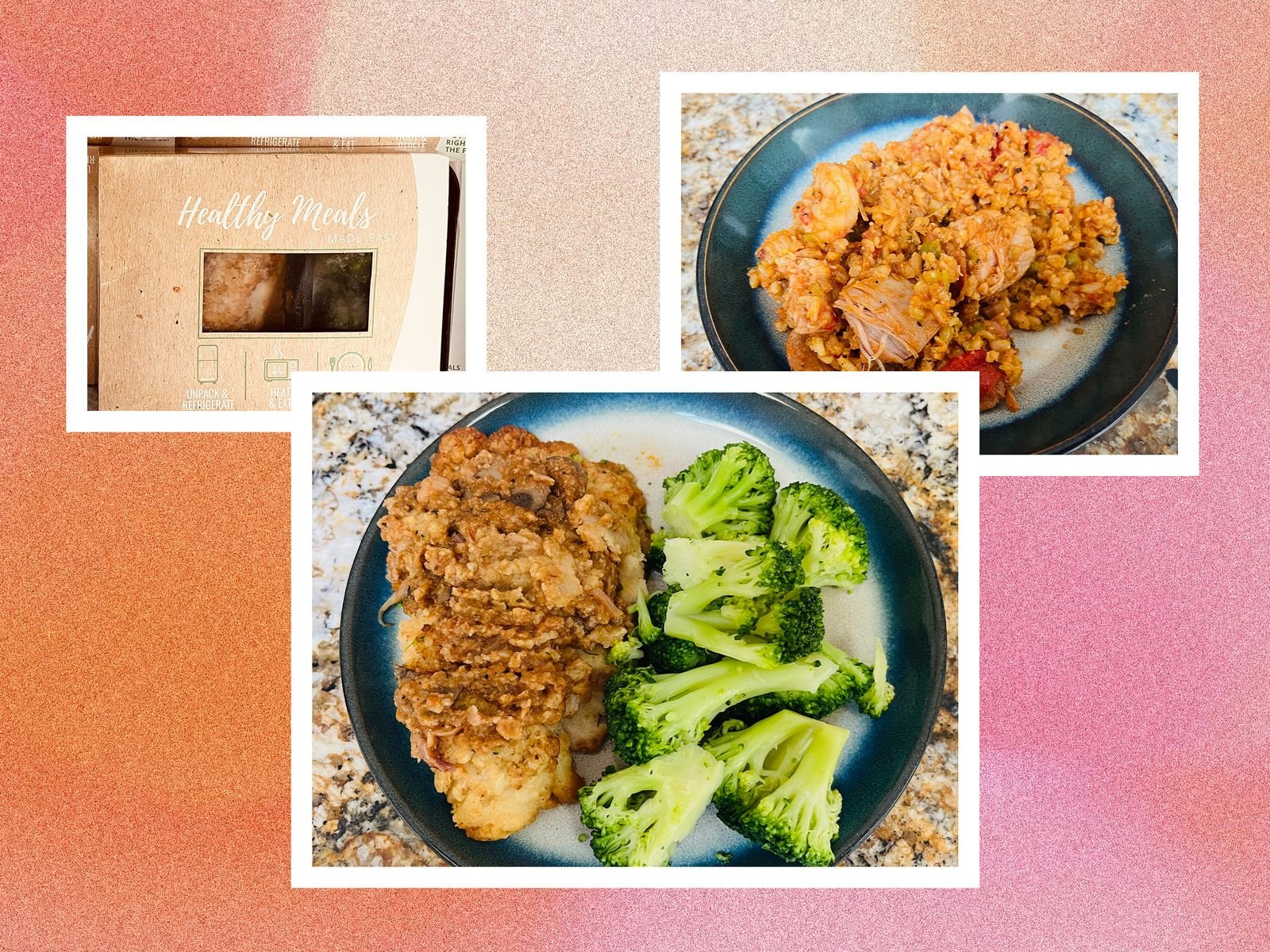 Diet to Go Meal on pink