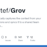 TonyStef/Grov: Grov automatically captures the context from your private AI sessions and syncs it to a shared team memory. It auto injects relevant memories across developers and future sessions to save tokens and time spent on tasks.