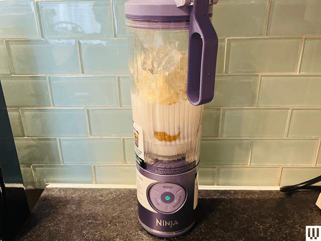 Image may contain: mix ingredients, cooking, bottle, shaker, appliance, appliance, electric appliance, and blender