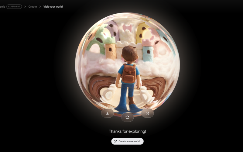 I built marshmallow castles in Google’s new AI world generator