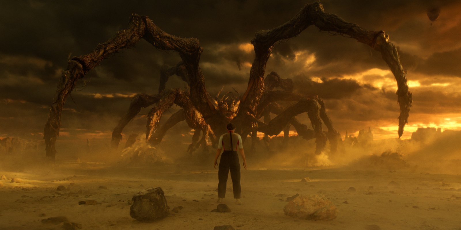 A still image from the Stranger Things finale.