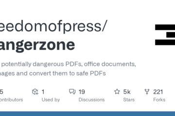freedomofpress/dangerzone: Take potentially dangerous PDFs, office documents, or images and convert them to safe PDFs