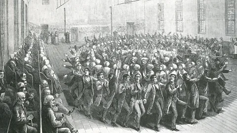 The Scientific Society was called the Wardley Society "Shaken Quakers" For their ecstatic dancing and singing during worship, which was later known as "Shakers" (Credit: Alamy)