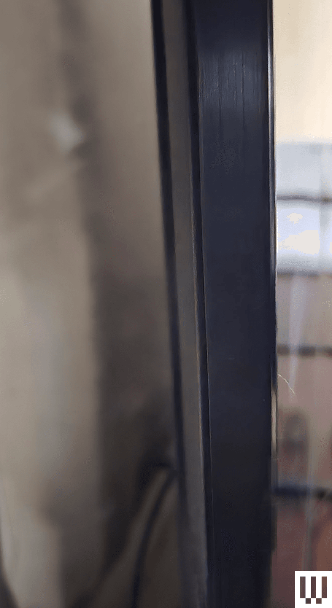 The image may contain a handrail