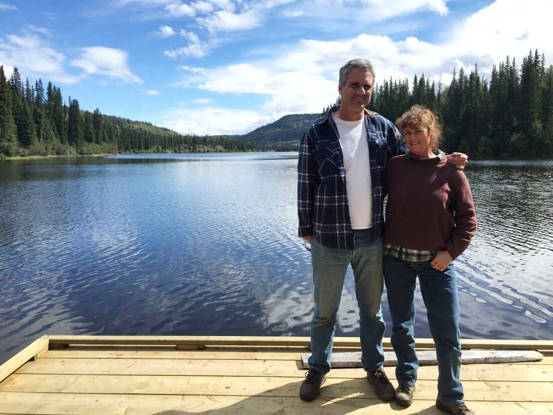 Connie Sherburne and her husband, Peter Bierle, in 2016.