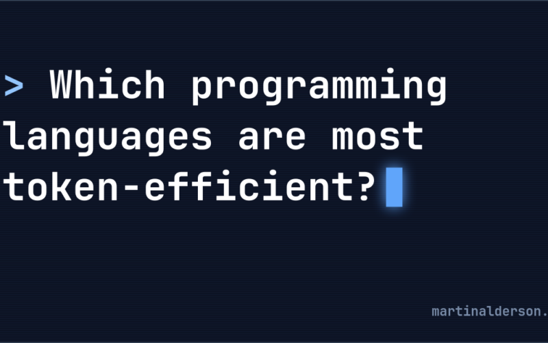 Which programming languages are most token-efficient?