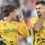 T20 World Cup: South Africa maintain unbeaten record with nine-wicket win over West Indies