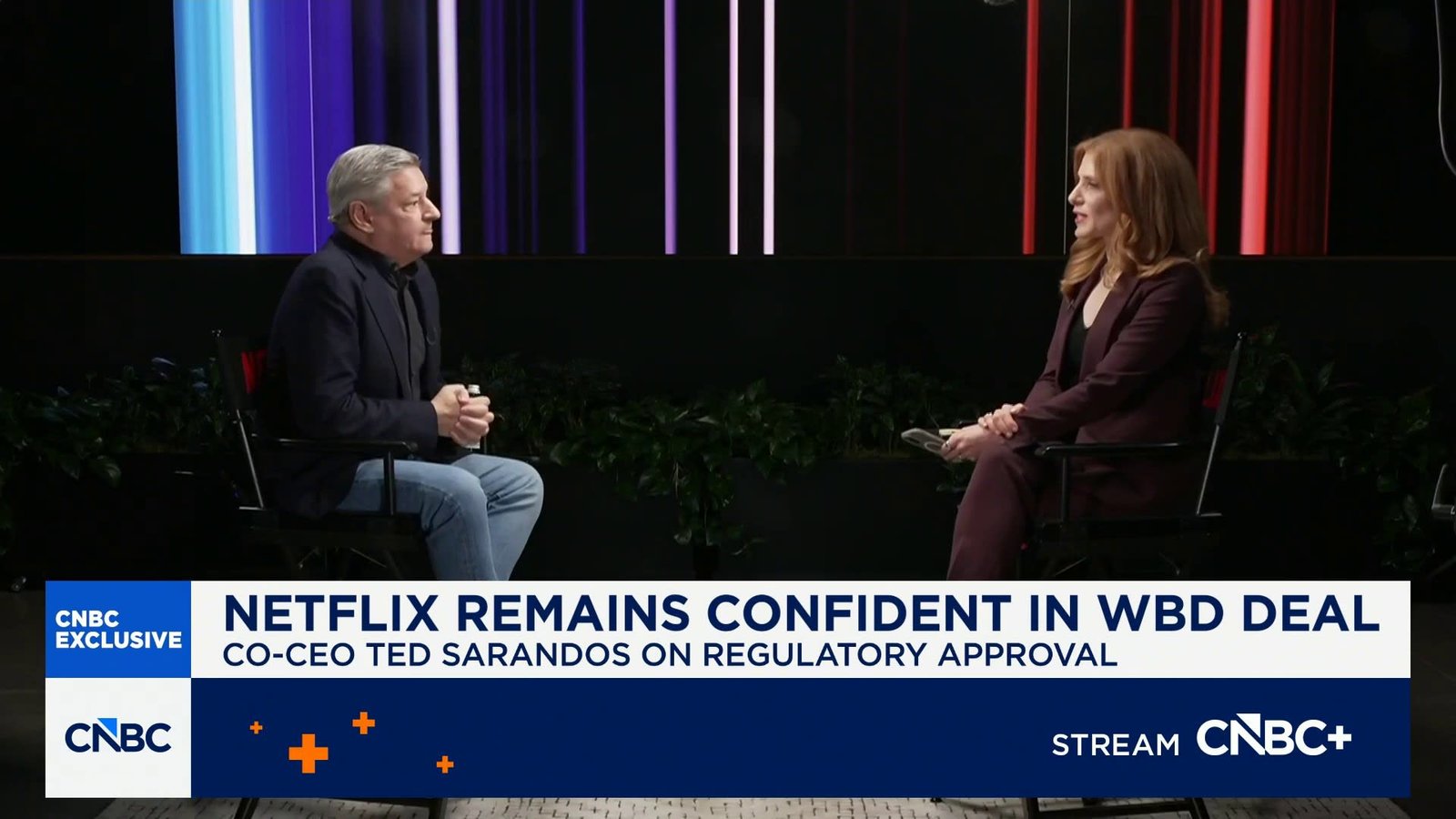 Netflix co-CEO Ted Sarandos: The government has no reasons to block the Netflix-Warner Bros. deal