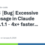[Bug] Excessive token usage in Claude Code 2.1.1