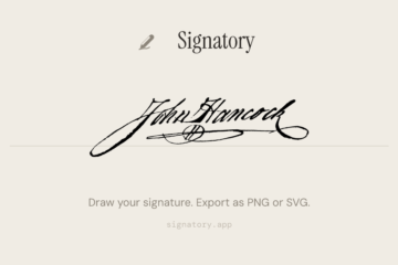 Signatory — Draw Your Signature Online Free