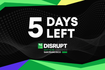 5 days left to get the lowest Disrupt 2026 prices