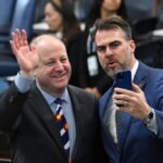 A group of state governors was absent from a meeting at the White House after Trump declined to invite two Democrats