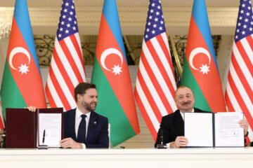 Watch: Vance and Azerbaijani President Aliyev speak after signing the Strategic Partnership Charter
