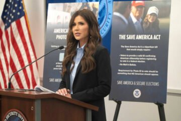 WATCH: DHS Secretary Noem speaks about conservation law and election security in Phoenix