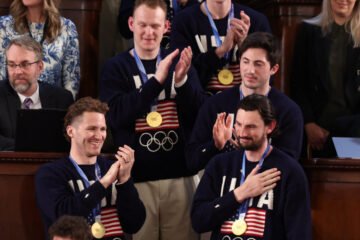 WATCH: Trump introduces Olympic gold medal-winning U.S. men’s hockey team