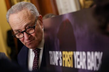 WATCH: Schumer holds briefing after reports Justice Department withheld Epstein files related to Trump allegations