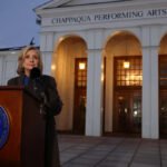 WATCH: Hillary Clinton speaks to reporters after a closed House hearing on Epstein