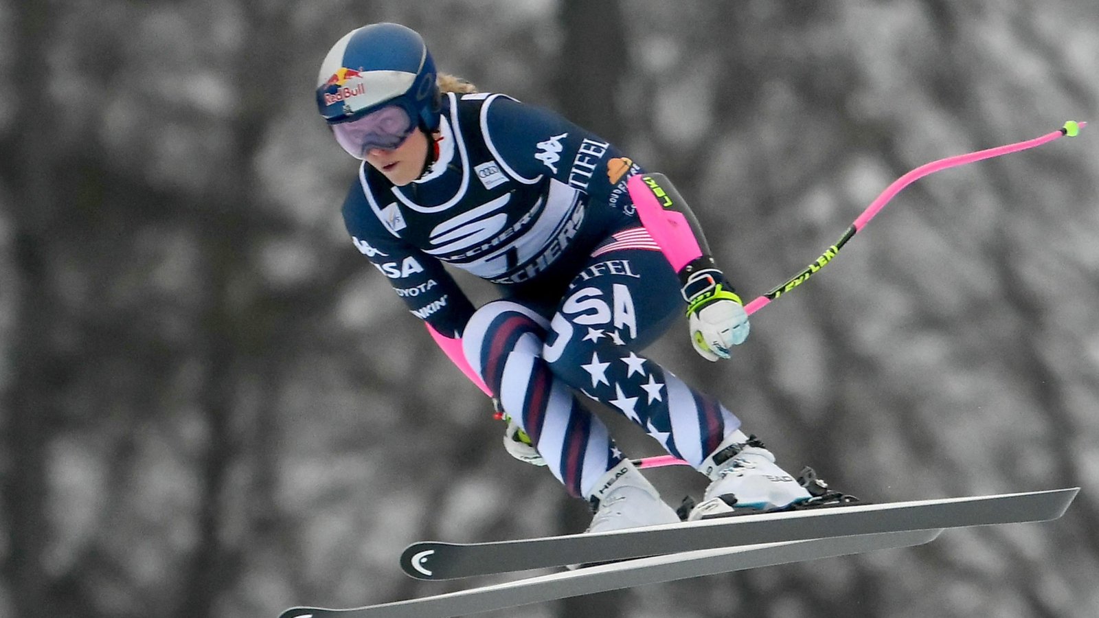 American Lindsey Vonn competes during the women
