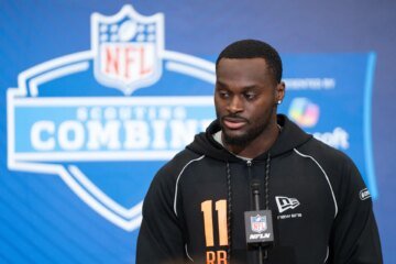 Fans react when Jeremiyah Love appears to overshadow the Cowboys at the NFL Combine