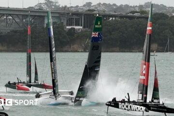 SailGP: Two sailors in stable condition after New Zealand crash with France