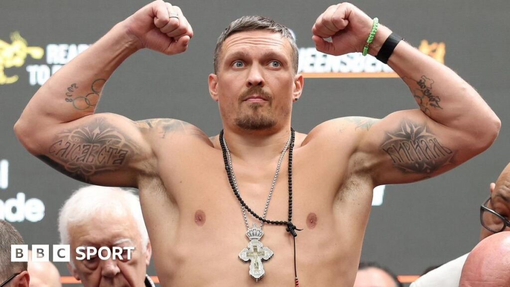 Usyk vs. Verhoeven: Oleksandr Usyk defends WBC title against kickboxer Rico Verhoeven in Egypt