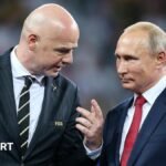 FIFA president Gianni Infantino has been described as “childish” for wanting to lift the ban on Russia