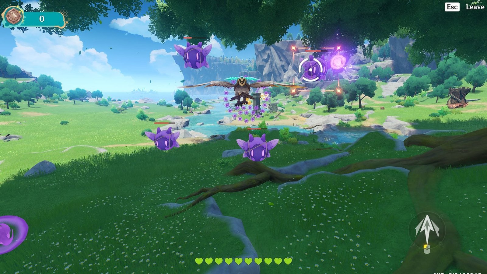 Shoot targets while avoiding obstacles in this mini-game (Image via Sportskeeda Gaming/HoYoverse)