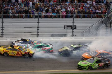 Joey Logano shares mixed feelings about “sliding sideways across the start-finish line” in the Daytona 500