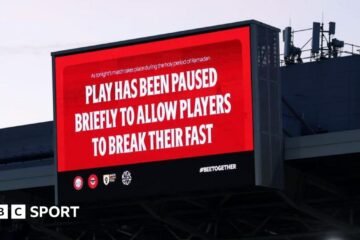 The Premier League and EFL will continue their breaks during Ramadan