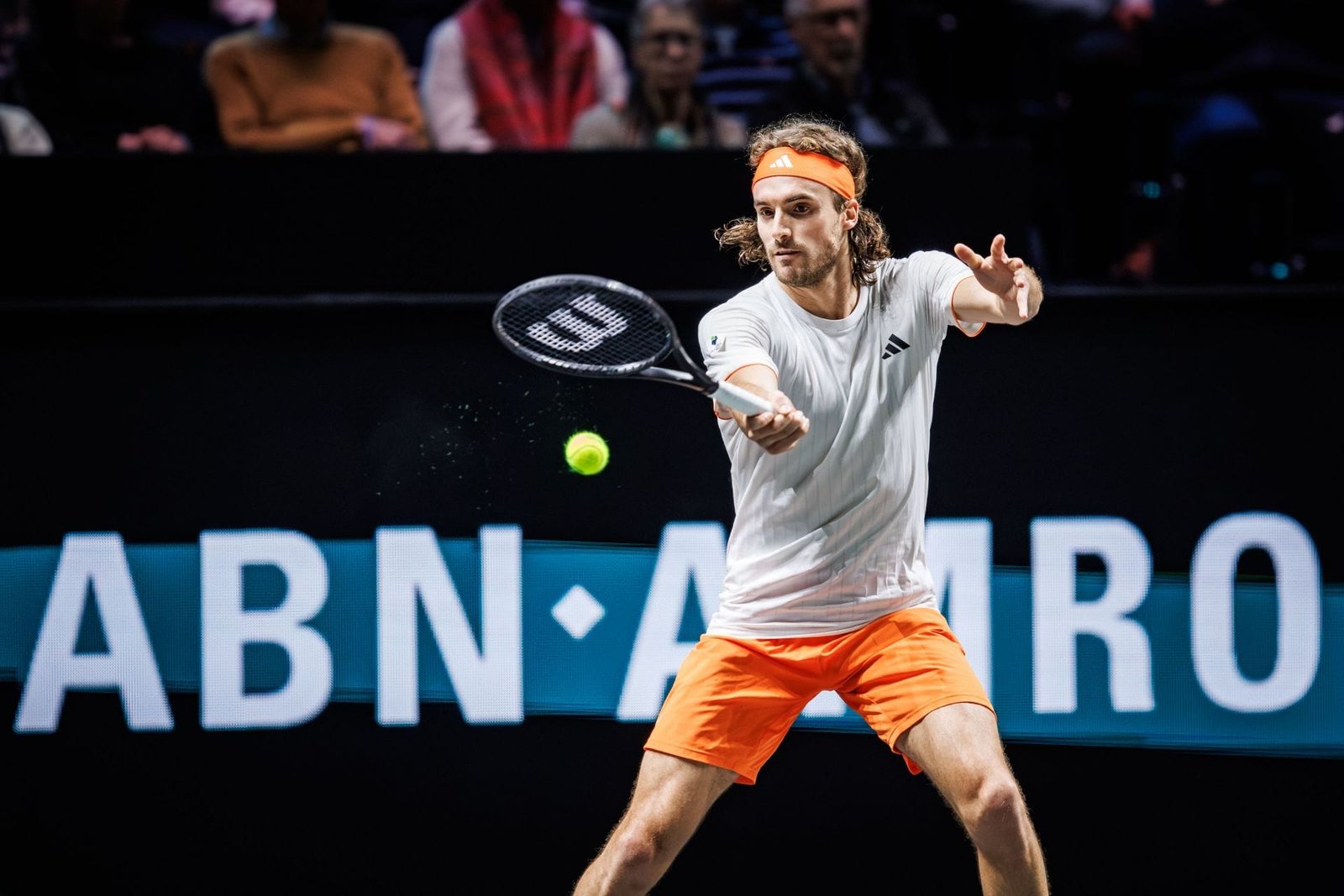 Tsitsipas at the ABN AMRO Open Tennis Championships (Image source: Getty)
