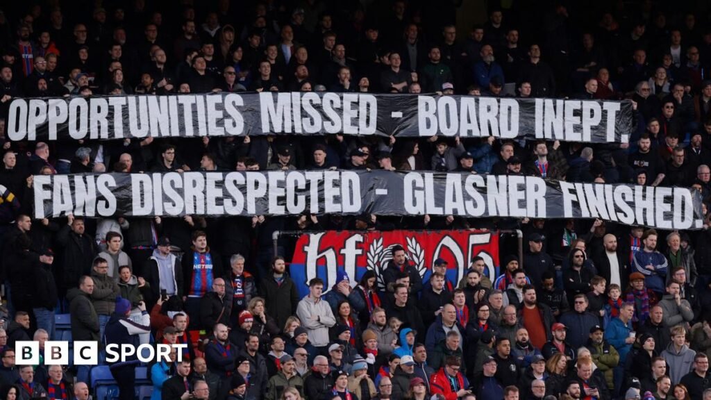 Crystal Palace boss Oliver Glasner is “totally OK” with “facing criticism” from fans