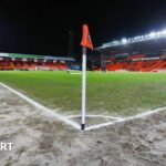 Dundee United’s match against Aberdeen has been postponed following an inspection at Tannadice Stadium