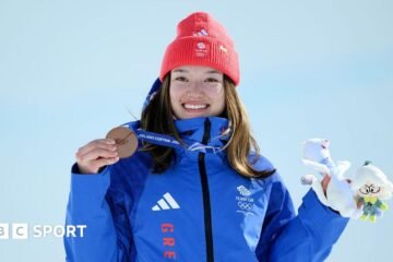 Winter Olympics 2026: Zoe Atkin wins halfpipe bronze to secure fifth medal for Team GB