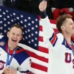 2026 Winter Olympics: American player Brady Tkachuk in AI video at the White House