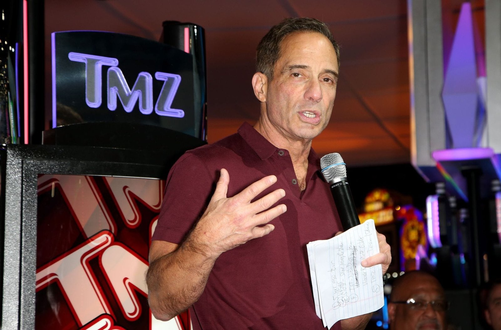Harvey Levin unveils TMZ video slots at World Gaming Expo in Las Vegas (Image Source: GETTY)