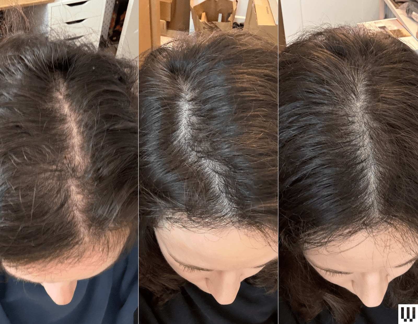 The image may contain art and collage of an adult